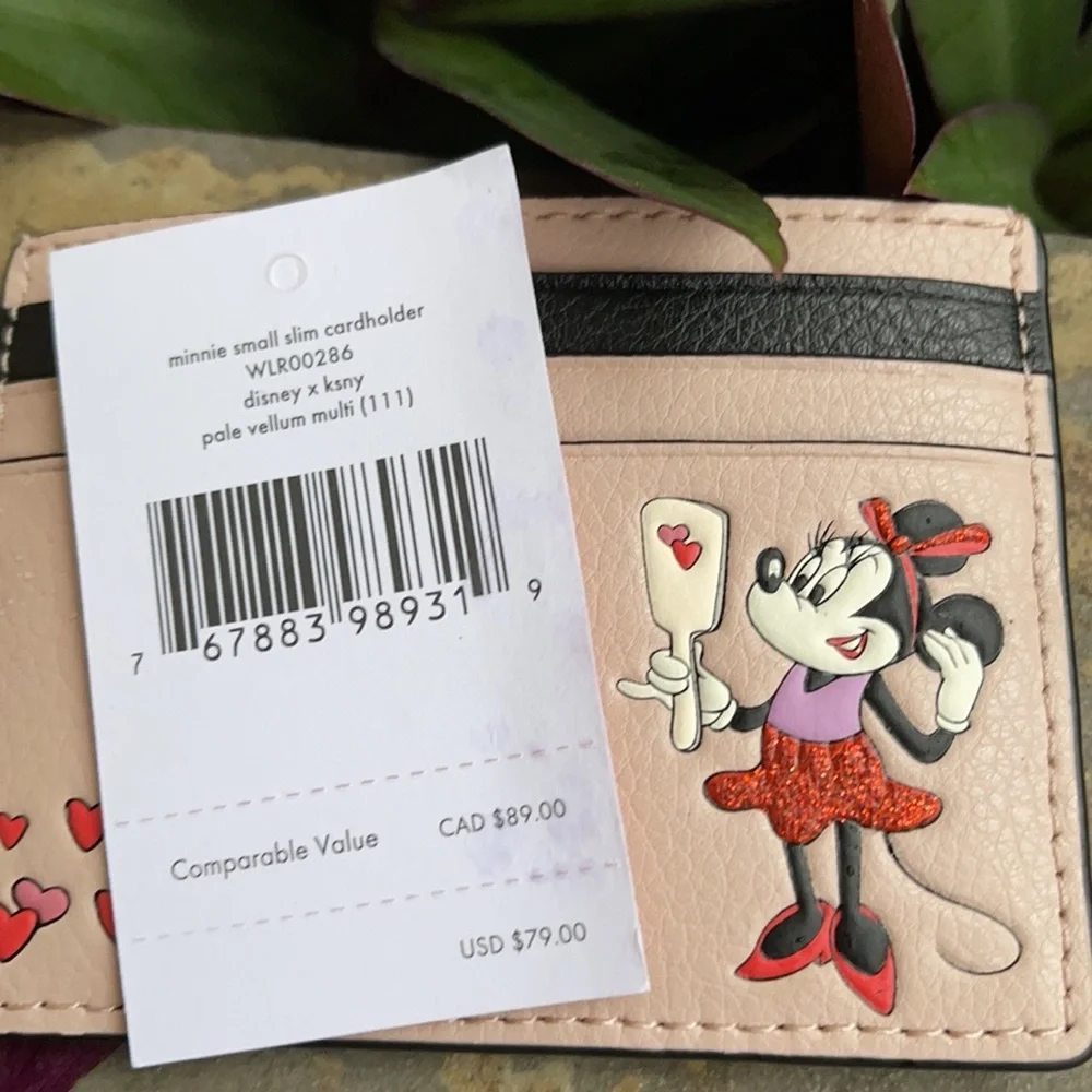 disney x kate spade new york minnie sm cardholder NWT - Picture 4 of 9